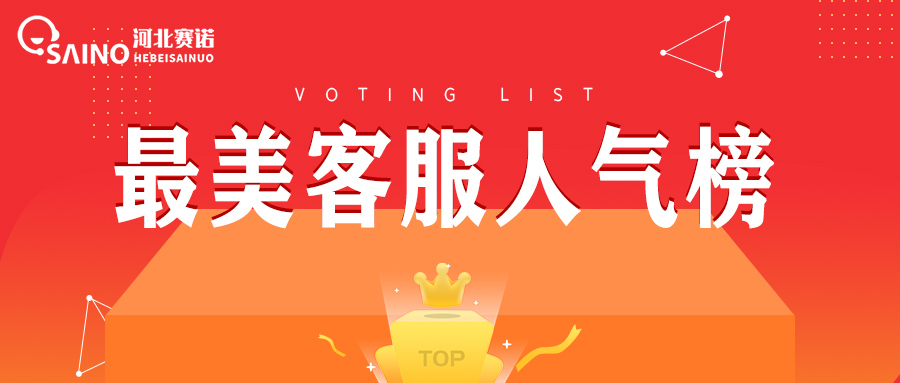 河北賽諾第二屆“最美客服”人氣榜前六名新鮮出爐~